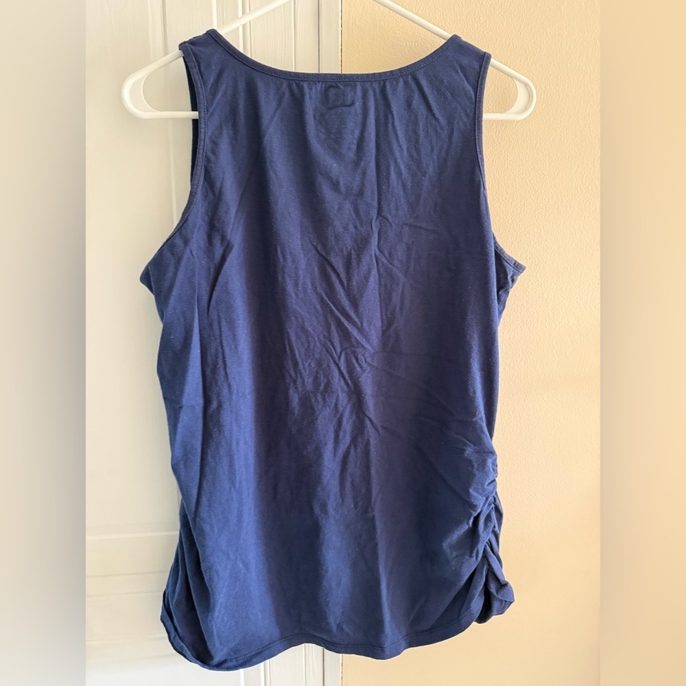 Building a Miracle Maternity tank‎ top shirt blue XL pregnancy - Picture 2 of 3